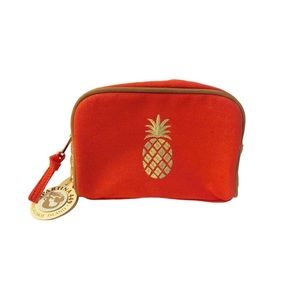 Spartina 449 Orange Pineapple Travel Pouch